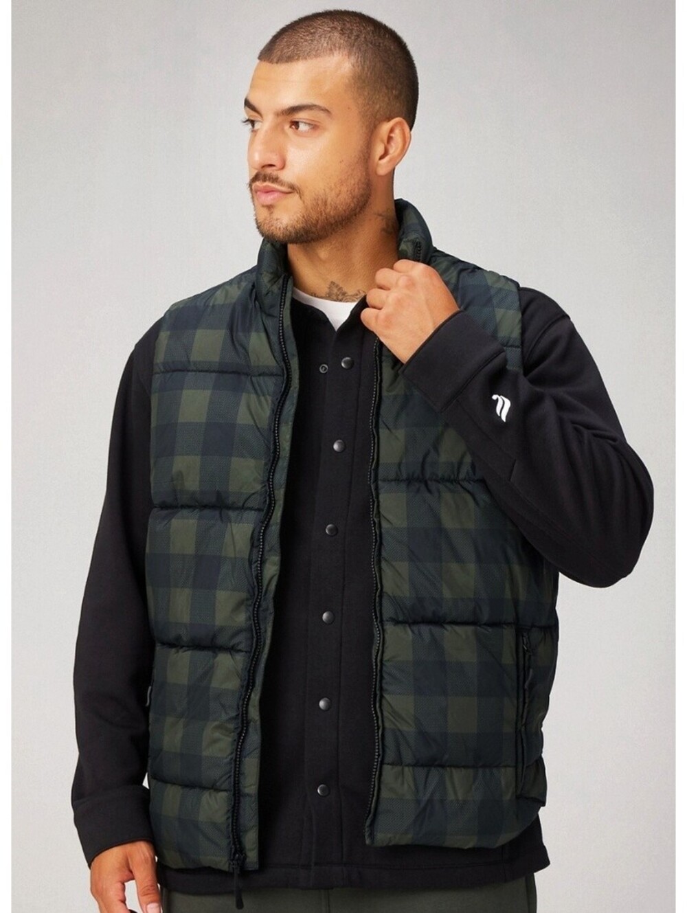 Size L - New Fabletics Men's Essentials Puffer Vest $139